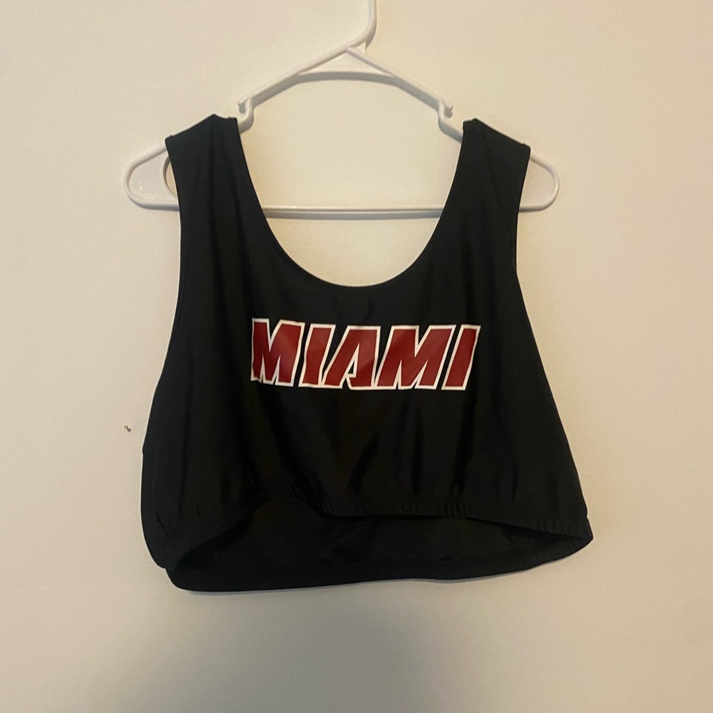 Miami heat crop top